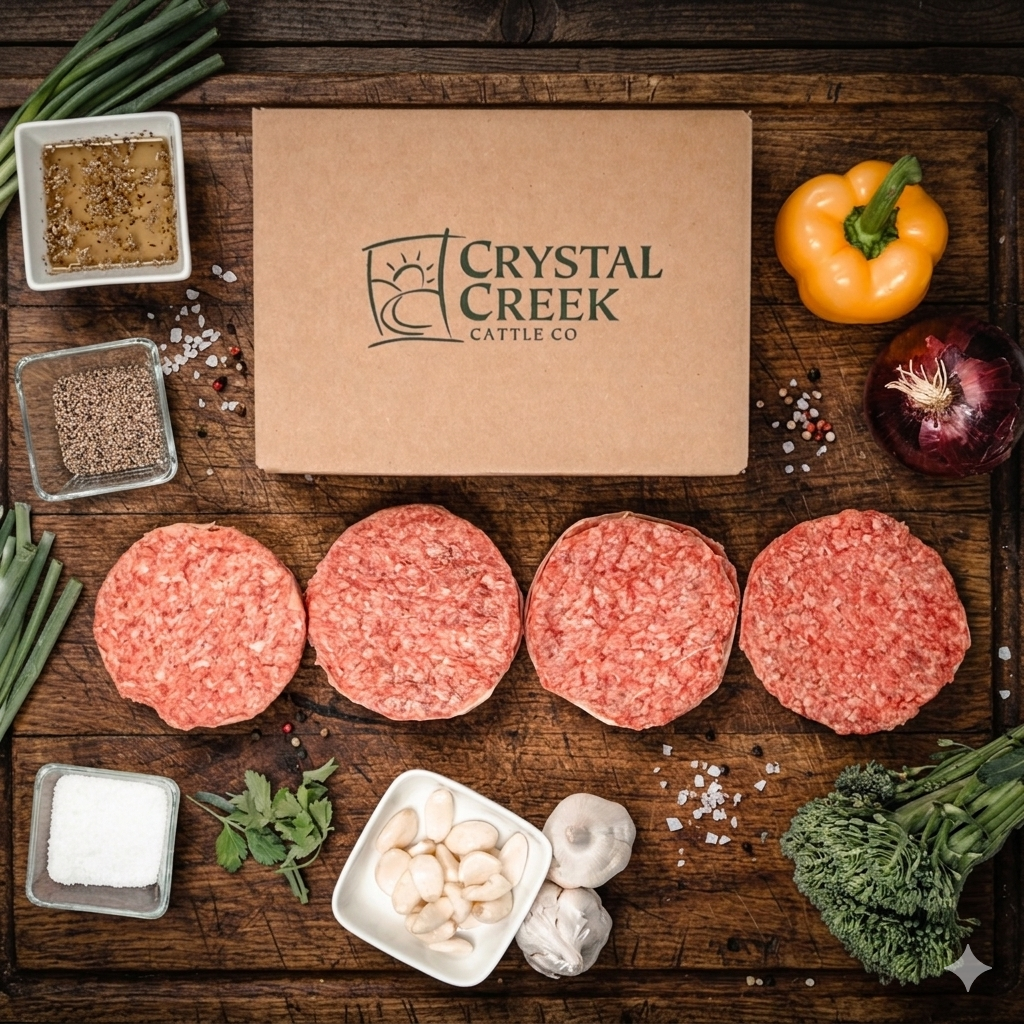 Ground Chuck 4 oz. Patties 80/20 | 4 pieces
