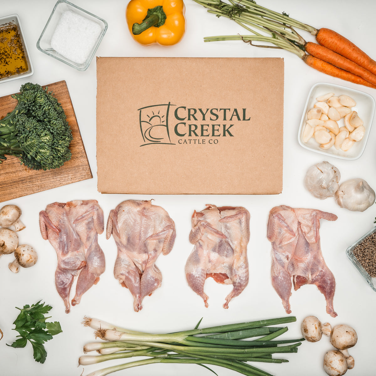Texas Farm Raised Quail| 4 pieces per package