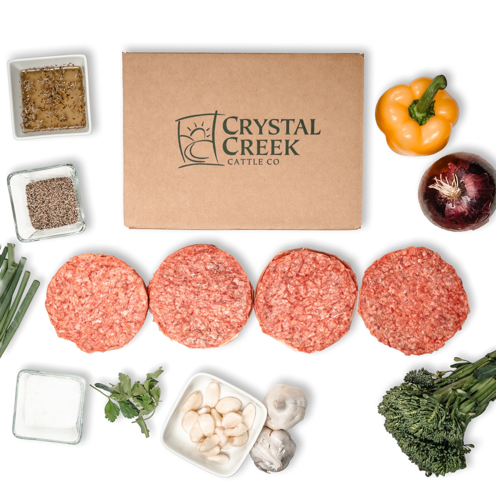 Ground Chuck 8 oz. Patties 80/20 | 4 pieces