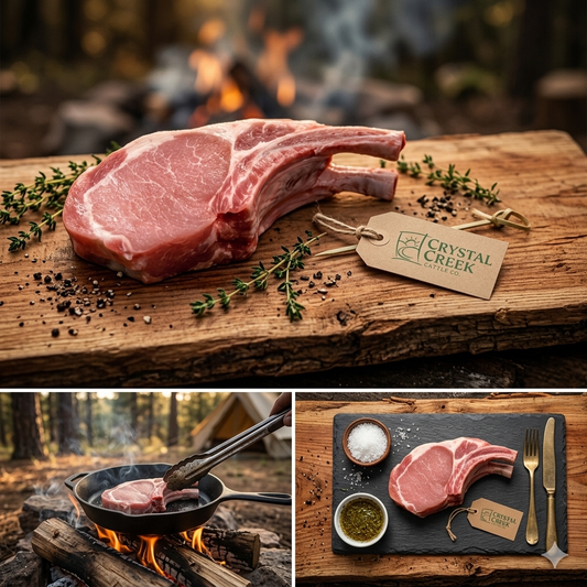 16 oz. Pork Rib Chop | Double Bone | Frenched | 4 pieces