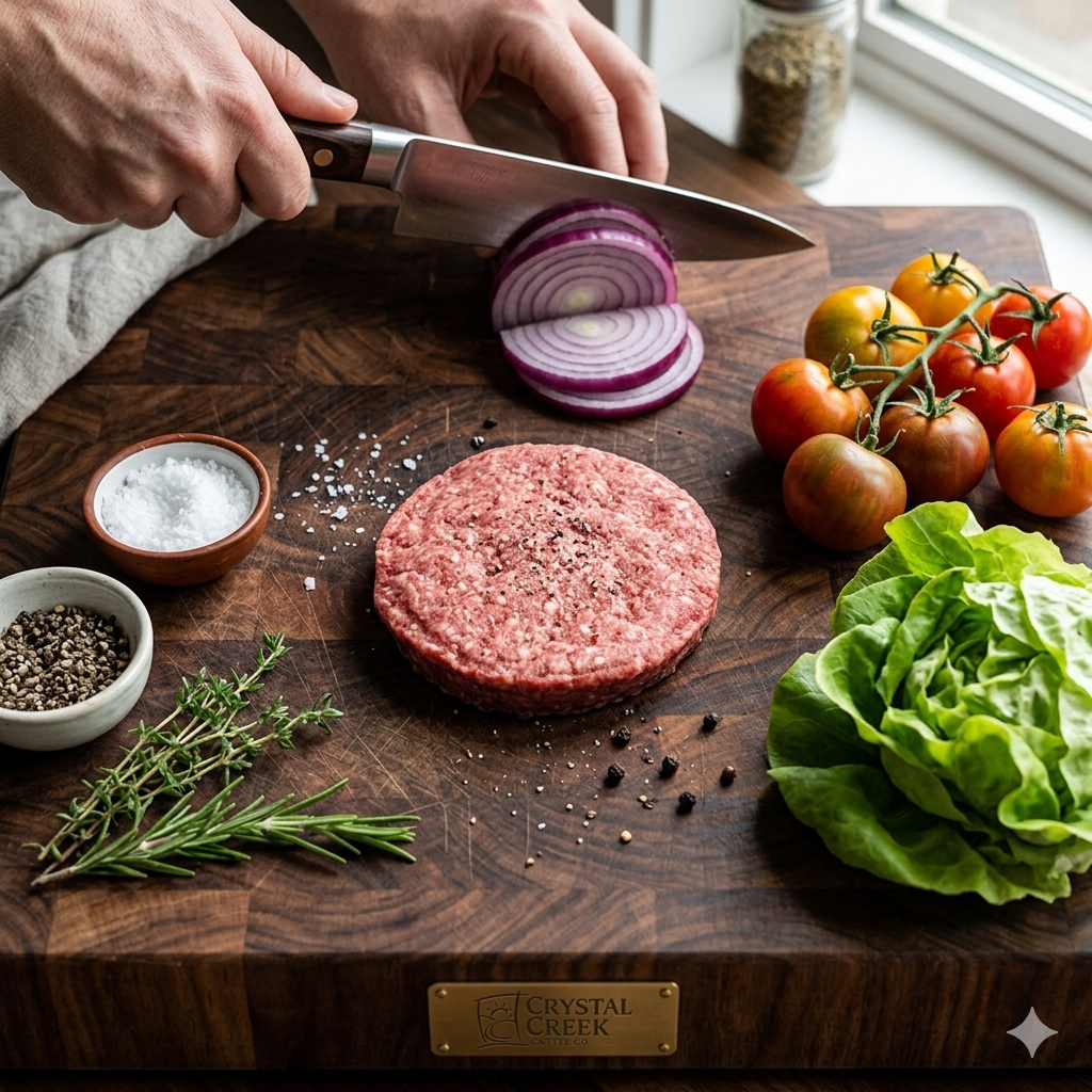 Ground Chuck 4 oz. Patties 80/20 | 4 pieces