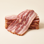 Thick sliced applewood smoked bacon